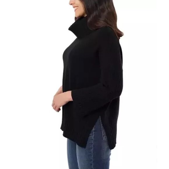 NWT Cyrus Womens Cowl Neck Long Sleeve Sweater Black Size XL $60 EE471 - Picture 3 of 3